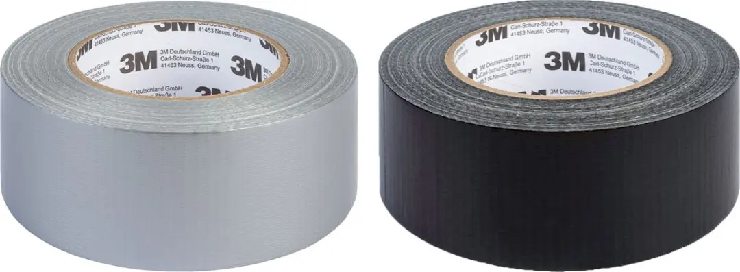 3M Textieltape Duct Tape Grijs/Zwart 50m x 50mm