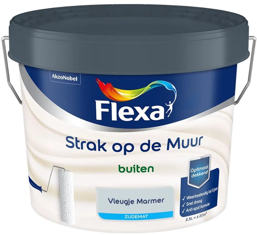Flexa Strak Op De Muur Mengverf Vleugje Marmer 2,5L