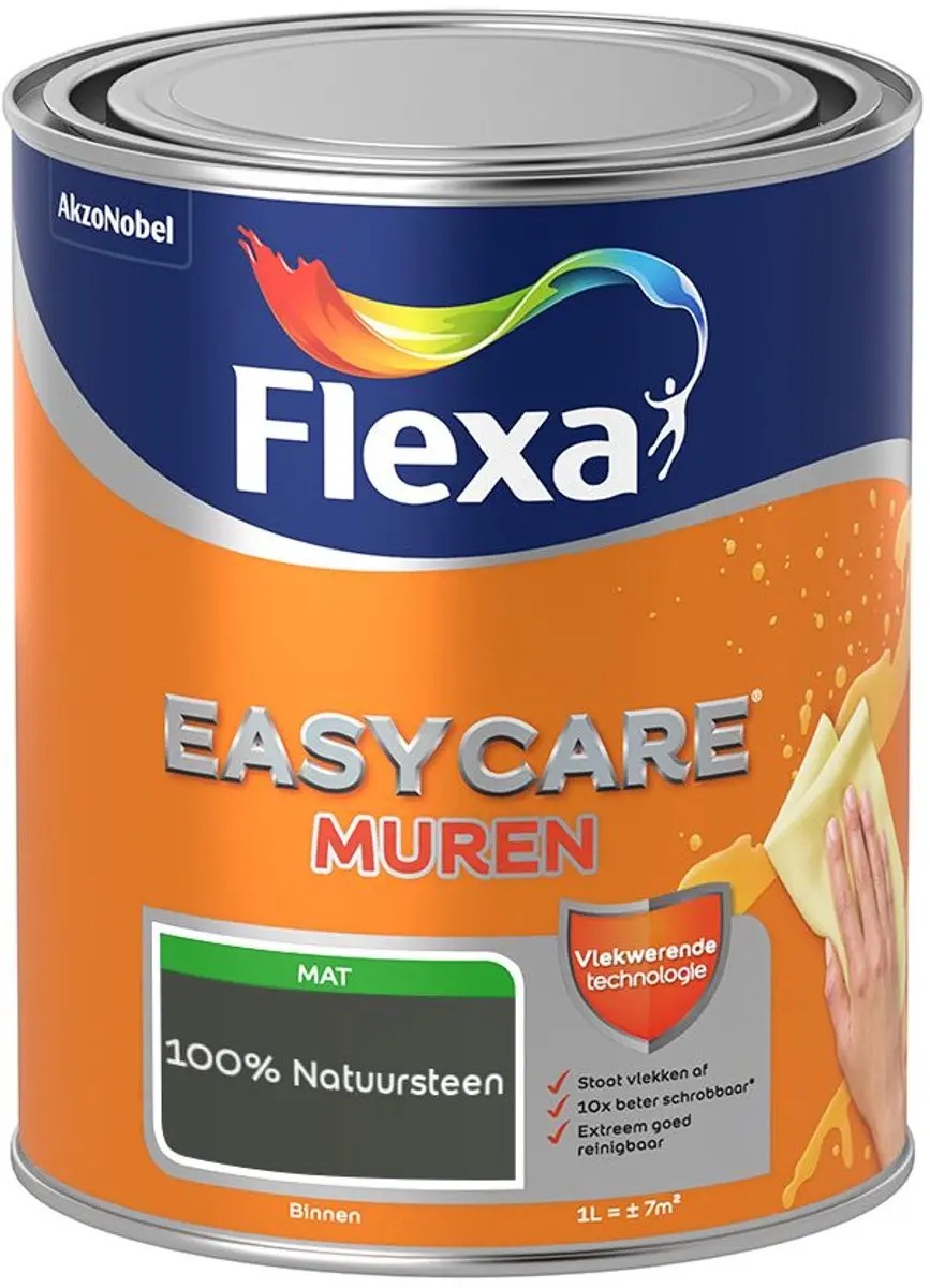 Flexa Easycare Muren Mengverf 100% Natuursteen 1L