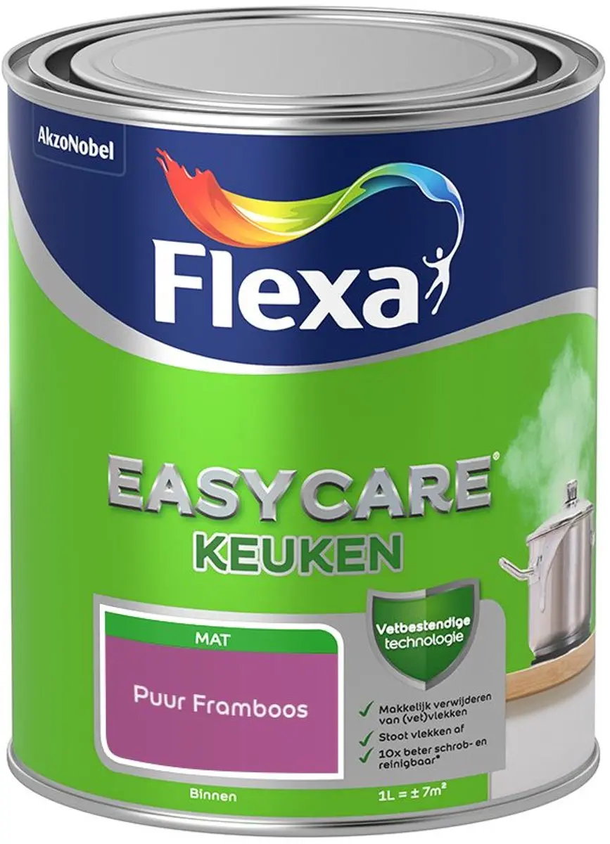 Flexa Easycare Keukenverf Puur Framboos 1L