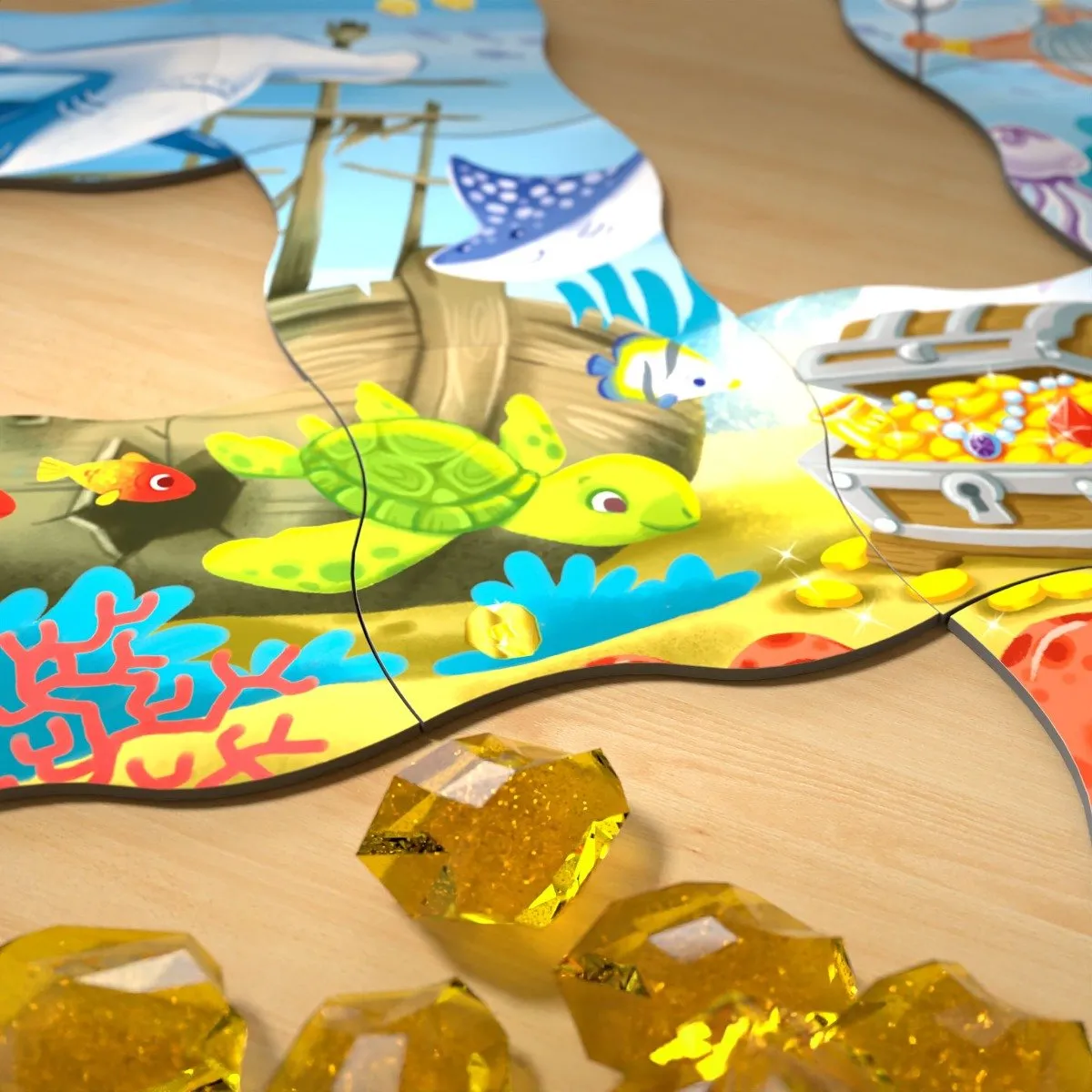 Haba Schatzoeken in de Oceaan - Educatief Gezelschapsspel 34 Stuks
