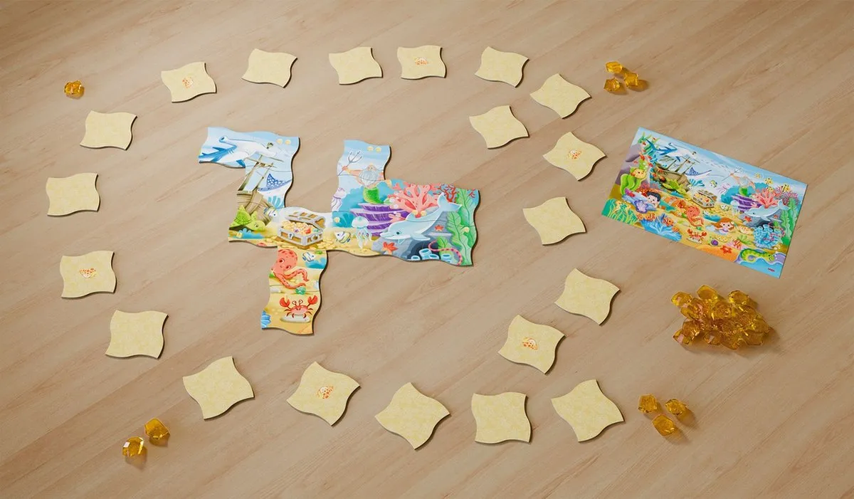Haba Schatzoeken in de Oceaan - Educatief Gezelschapsspel 34 Stuks