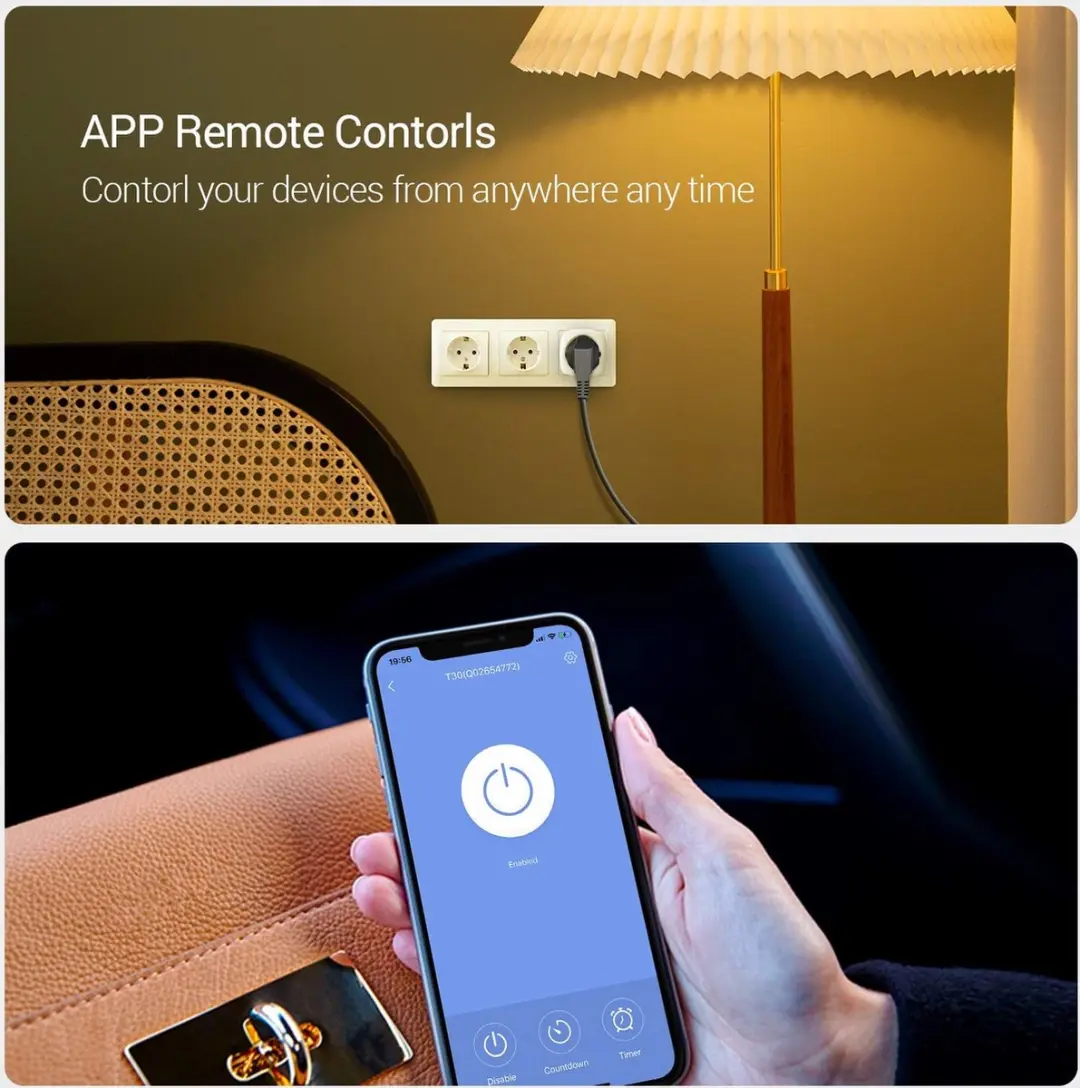 EZVIZ T30 Slimme WiFi-stekker - Wit