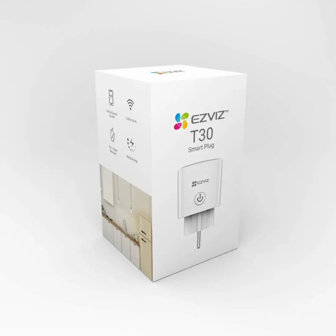 EZVIZ T30 Slimme WiFi-stekker - Wit - afbeelding 6 van 6