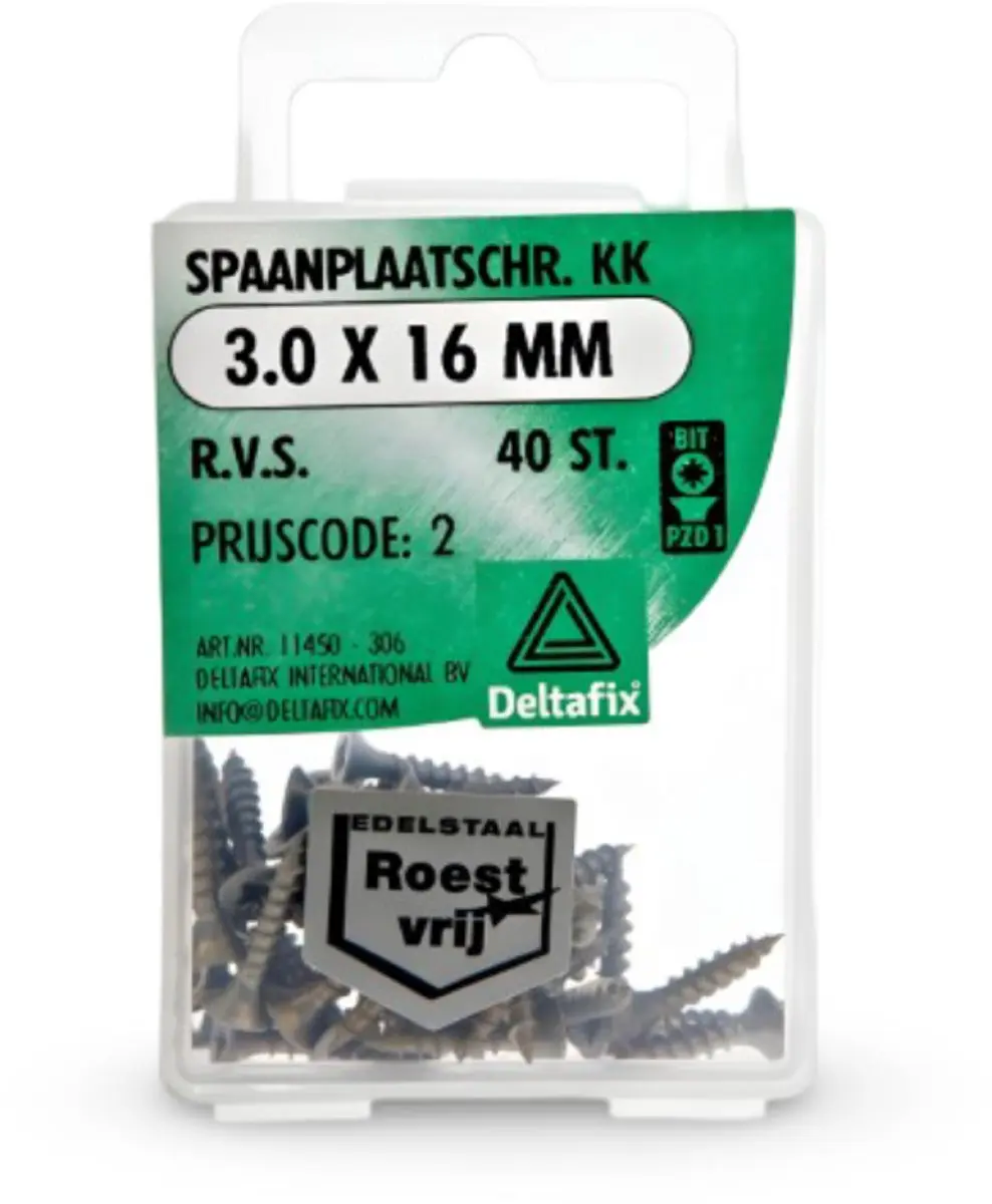 Deltafix Spijkers 6x90mm RVS 25 Stuks