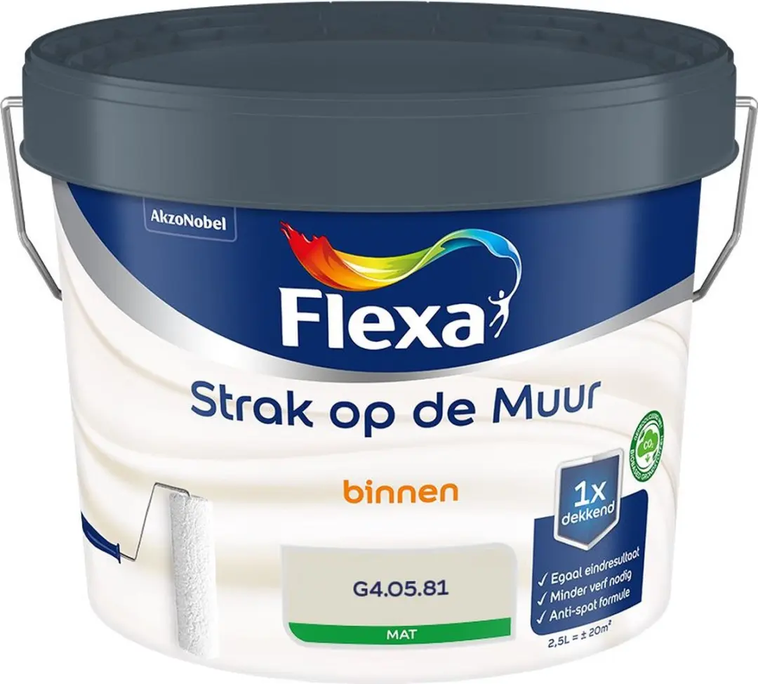 Flexa Strak Op De Muur Binnenmat G4.05.81 Mengverf 2,5L