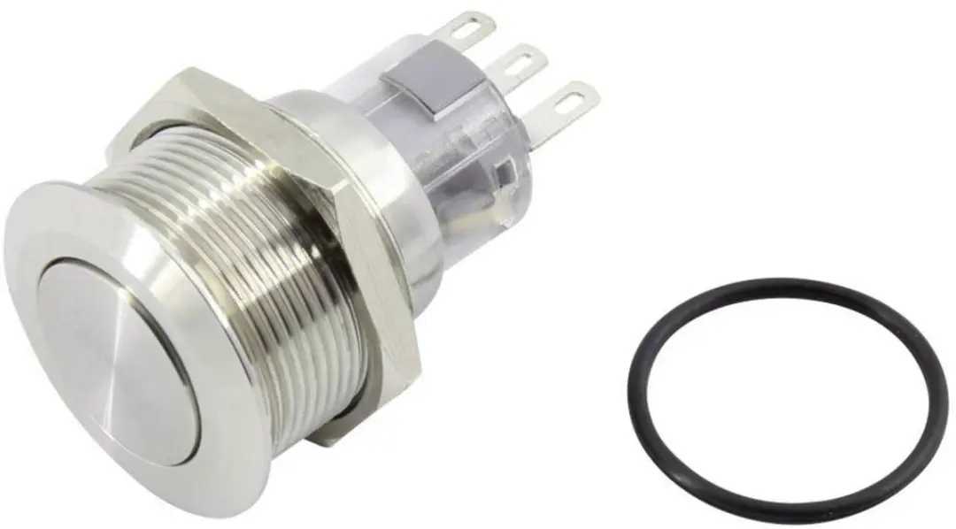 Tru Components TC-GQ22-A-11Z/S203 Drukschakelaar 250V 3A