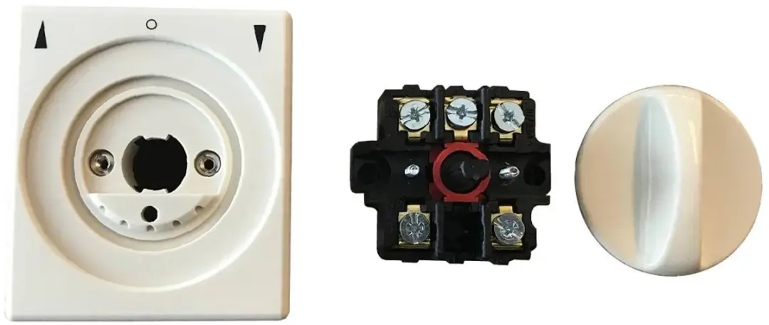 Somfy Opbouw Draaischakelaar Zonwering 250W - Wit