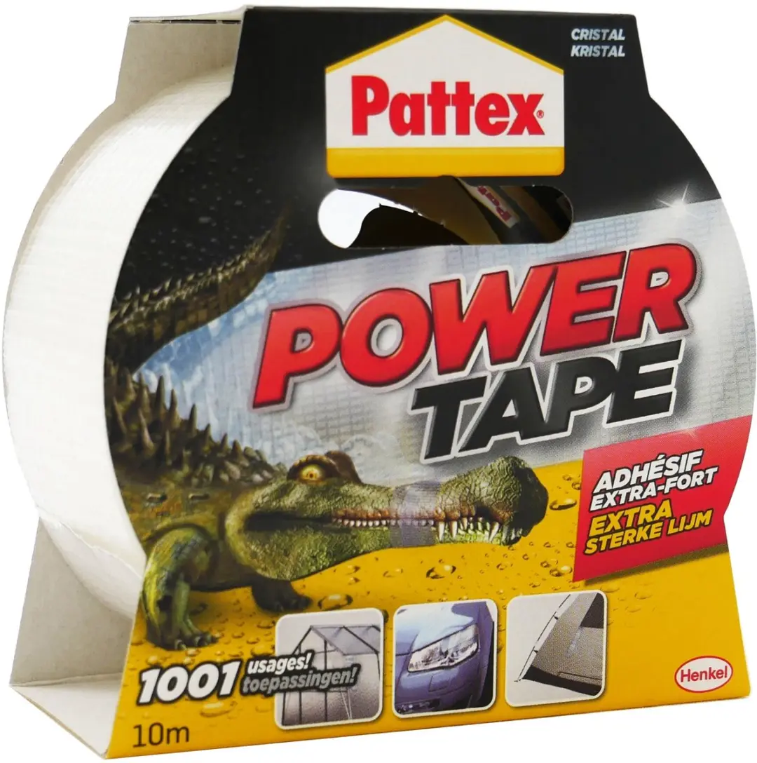 Pattex Power Tape Transparant 10m