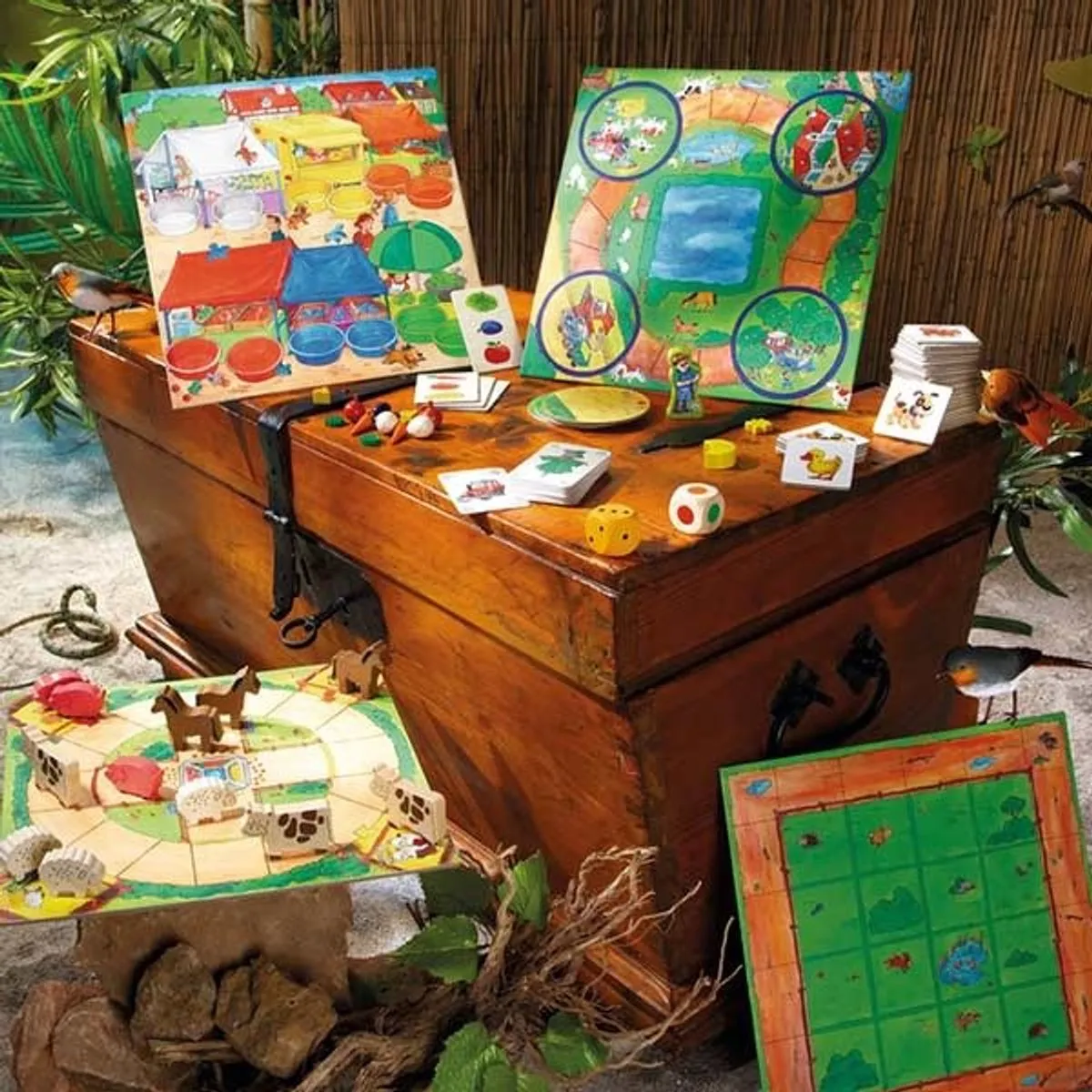 Haba Mijn Eerste Spelletjesdoos 4687 - Spelletjesverzameling 2-4 Spelers