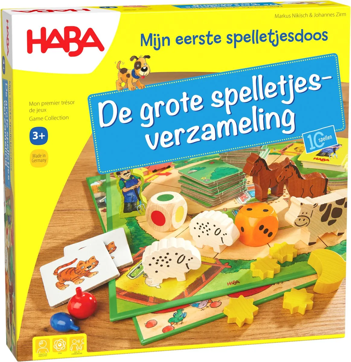 Haba Mijn Eerste Spelletjesdoos 4687 - Spelletjesverzameling 2-4 Spelers