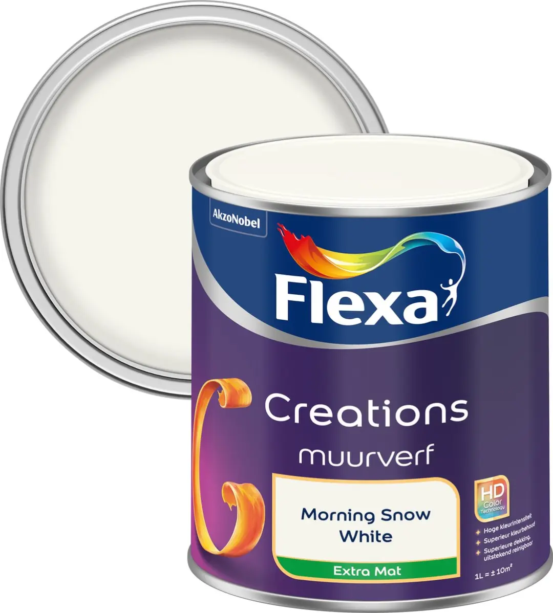 Flexa Creations Muurverf Extra Mat Morning Snow 1L