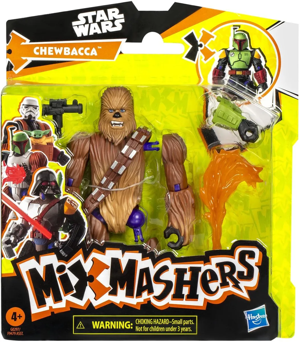Star Wars Chewbacca Mixmashers Speelgoedfiguur - Multicolor