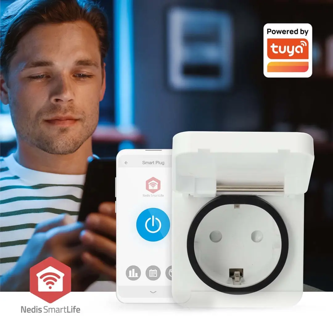 Nedis SmartLife Zigbee 3.0 Slimme Stekker - Energiemeter - Wit