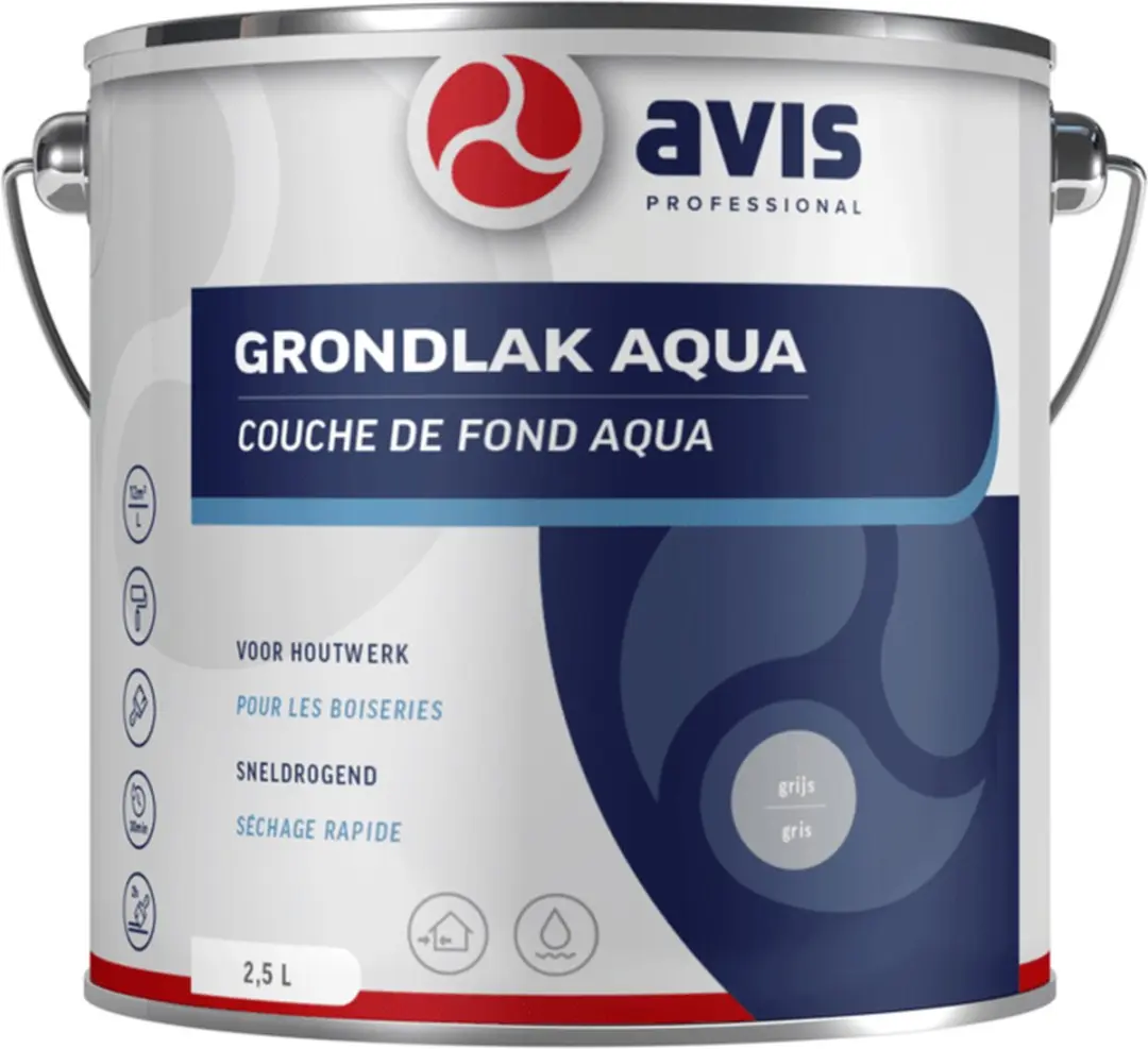 Avis Grondlak Aqua Wit 2,5L