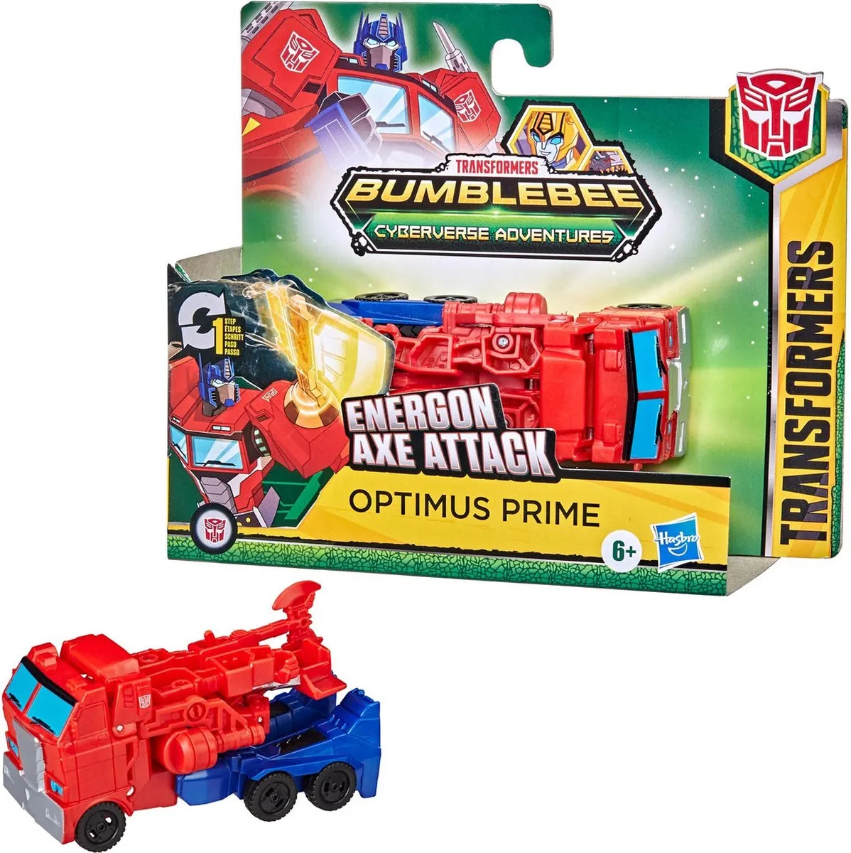 Hasbro Transformers Cyberverse Optimus Prime 11cm - Rood