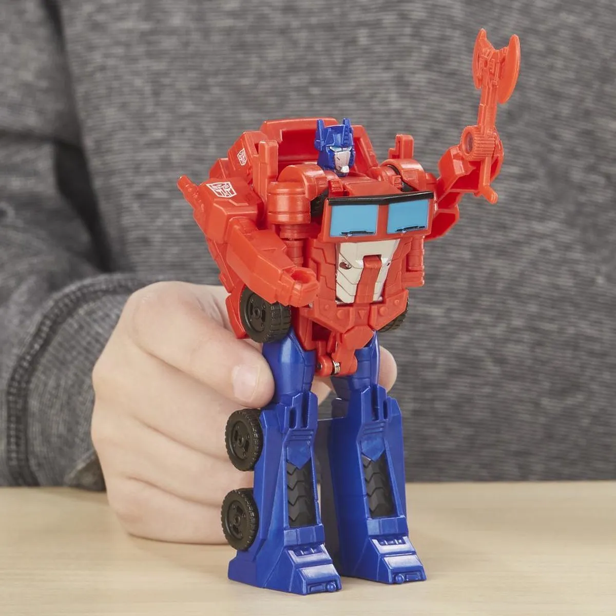 Hasbro Transformers Cyberverse Optimus Prime 11cm - Rood