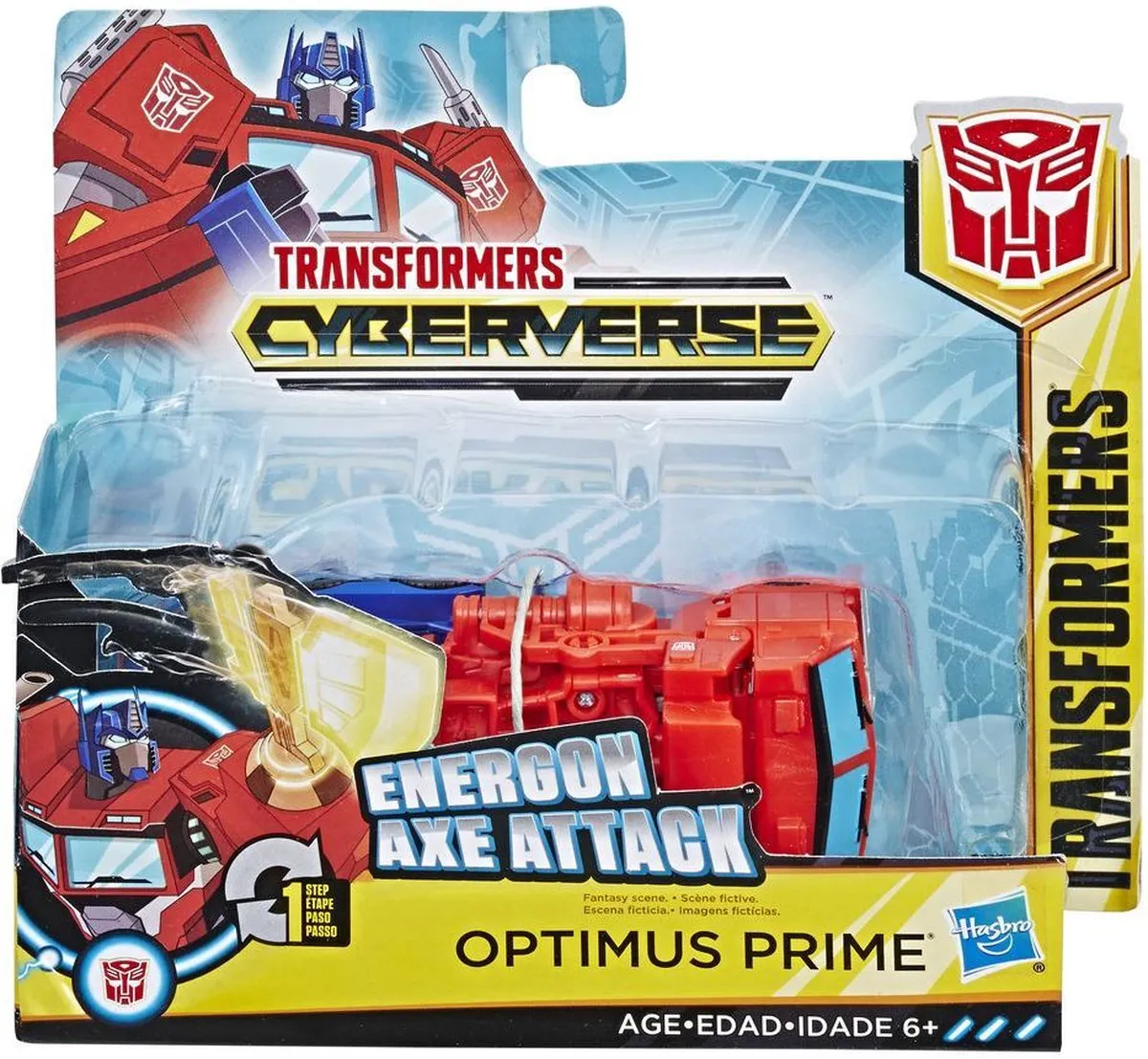 Hasbro Transformers Cyberverse Optimus Prime 11cm - Rood