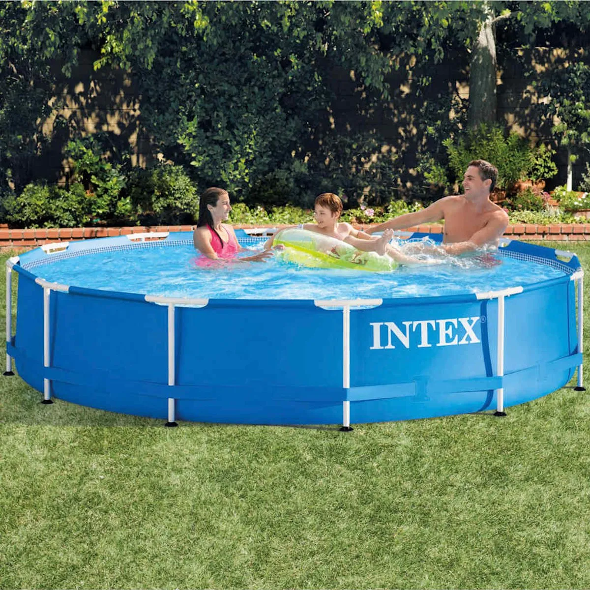 Intex Metal Frame Opzetzwembad Ø366cm - 6503L - Blauw