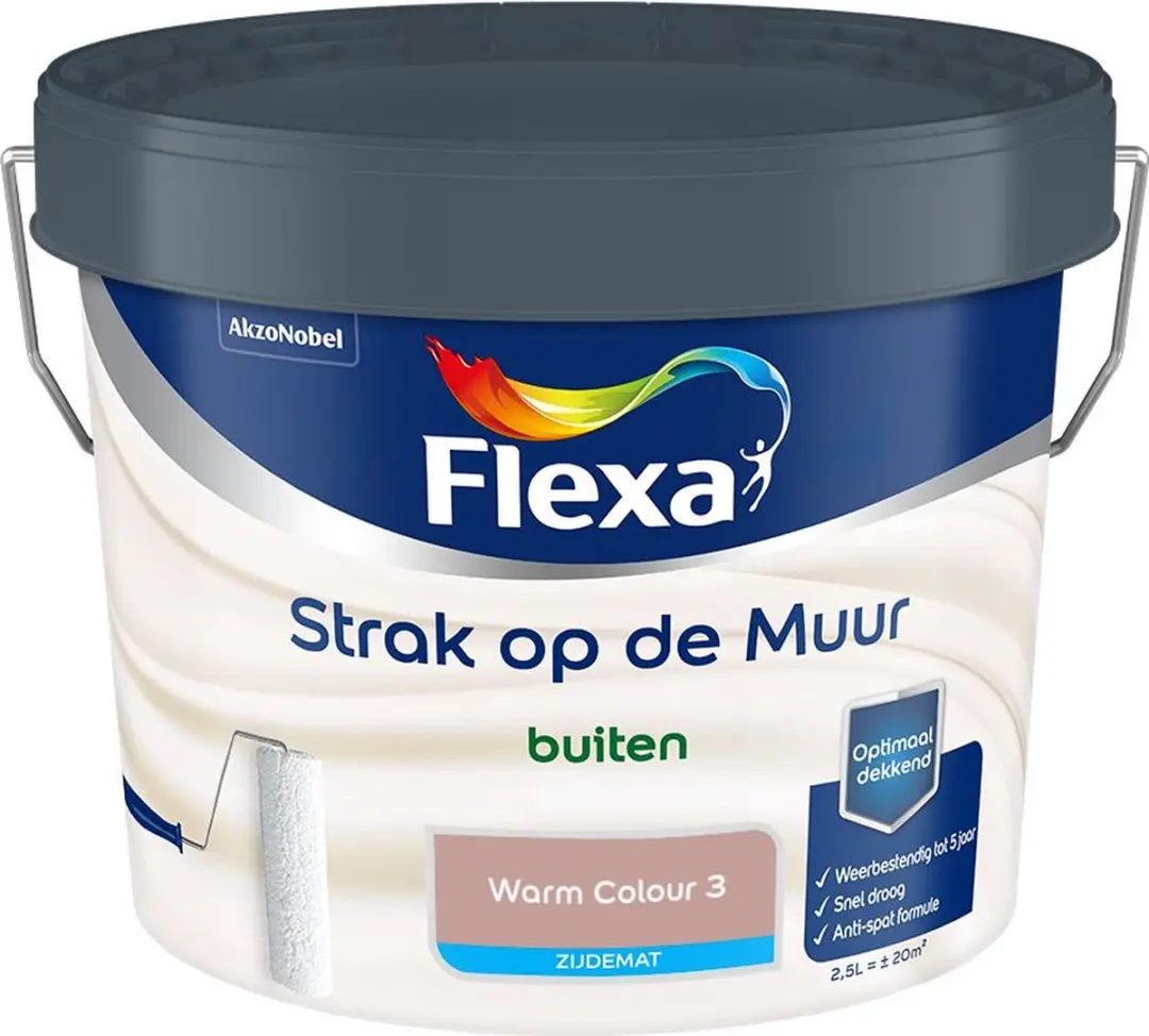 Flexa Strak Op De Muur Mengverf Warm Colour 3