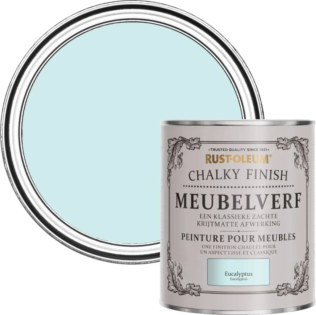 Rust-Oleum Blauw Chalky Finish Meubelverf 750ml