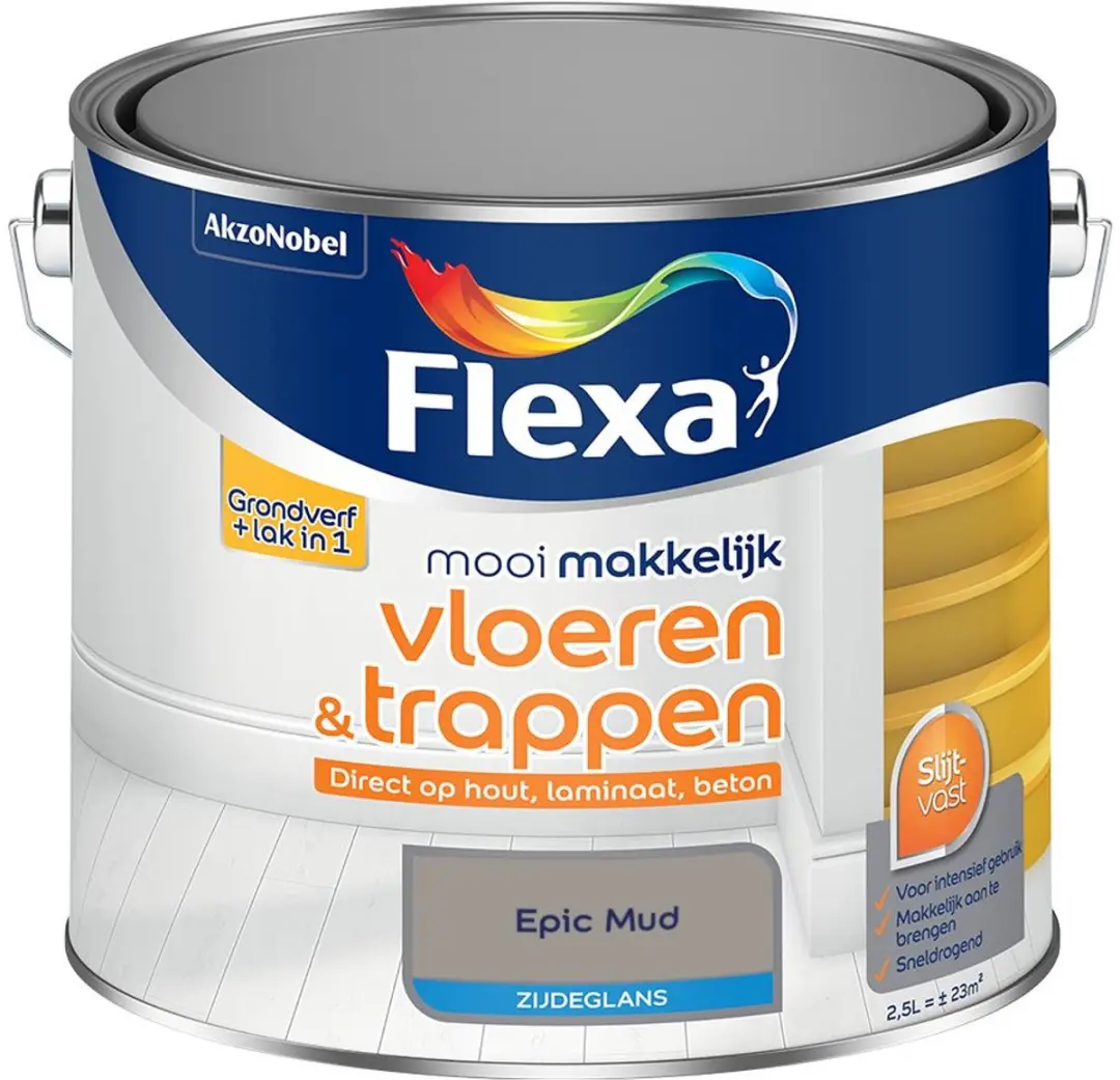 Flexa Mengverf Epic Mud 2,5L
