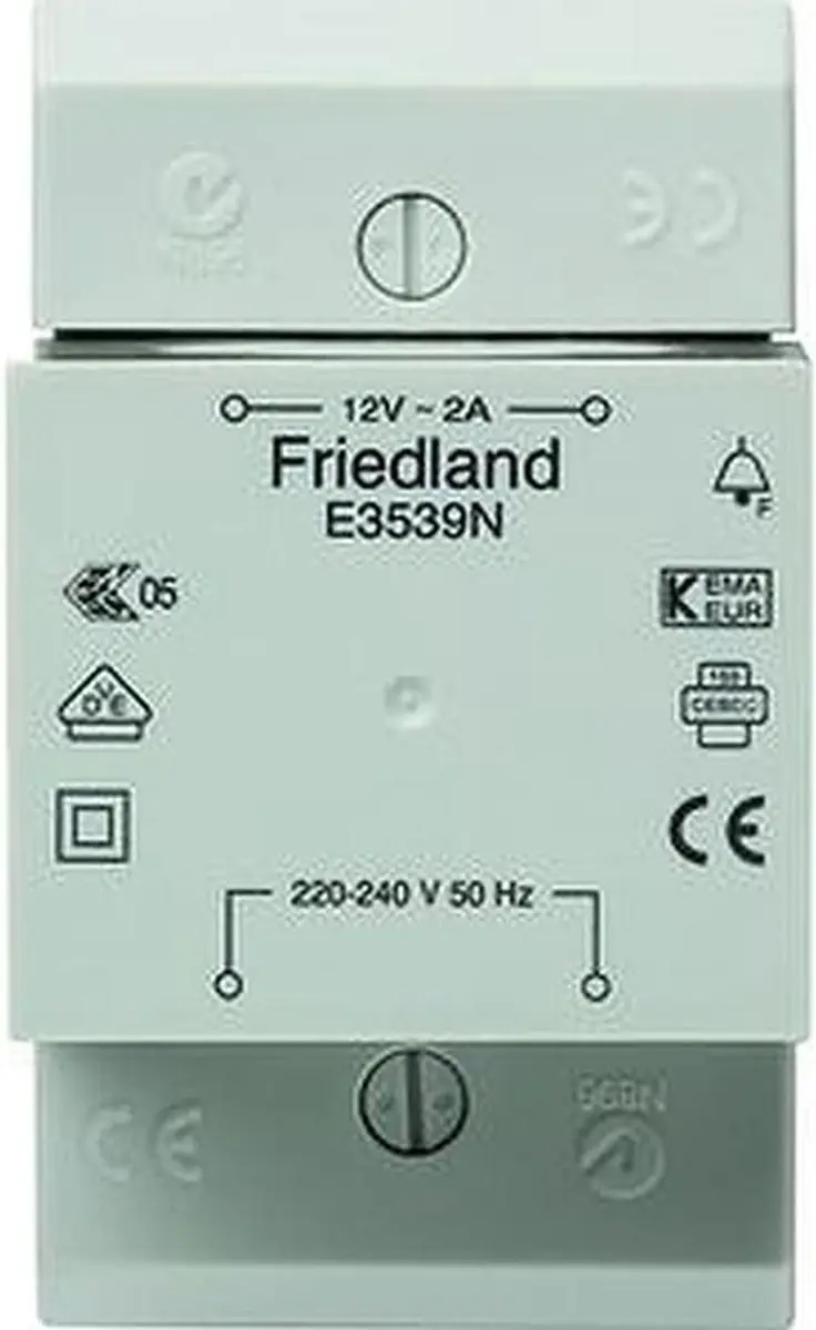 Honeywell Home Beltransformator E3539N 12V 2A