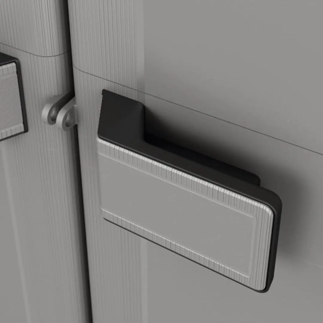 Keter Logico 182cm Opbergkast - 4 Planken - Zwart/Grijs