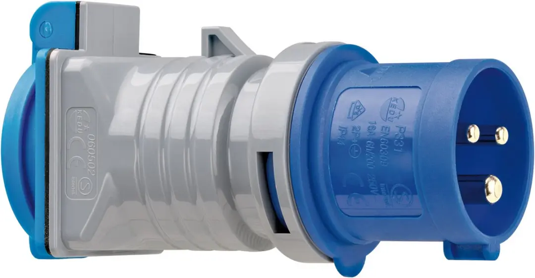 Brennenstuhl CEE-haakse koppeling 16A 230V - Blauw