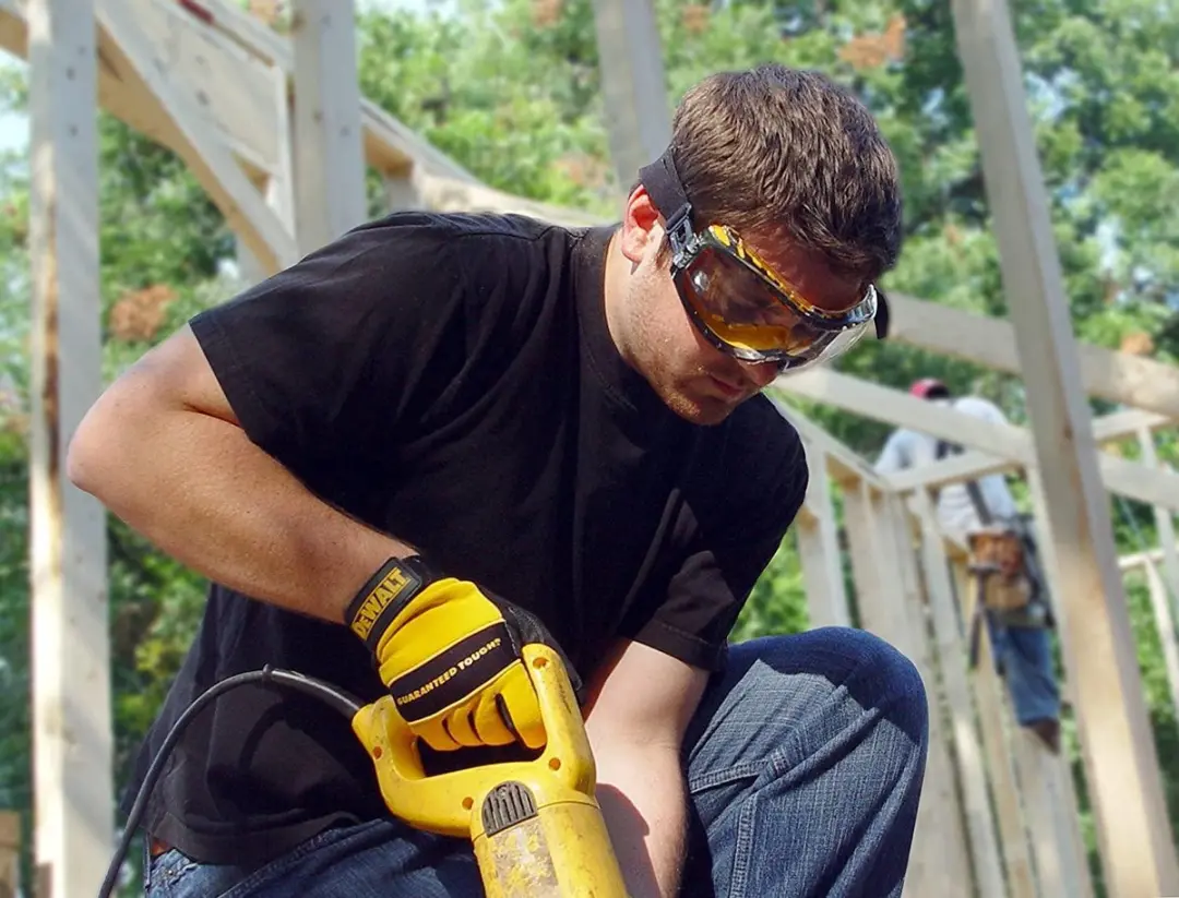 DeWalt DPG82-11D Veiligheidsbril - Anticondens - Zwart/Geel