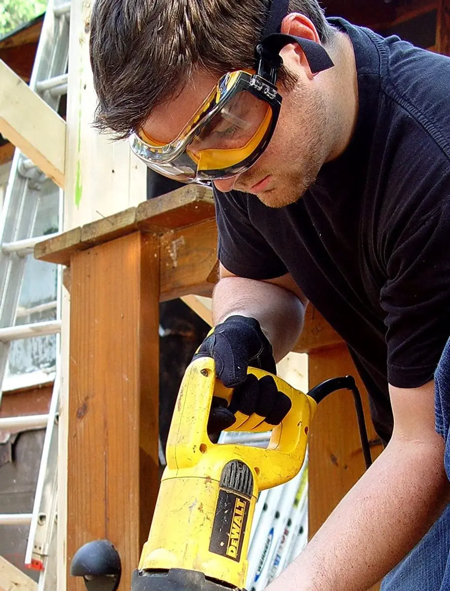 DeWalt DPG82-11D Veiligheidsbril - Anticondens - Zwart/Geel