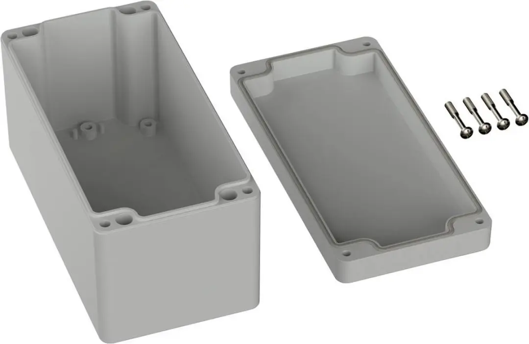 Tru Components TC-9065664 Industriële Behuizing - 160x80x85mm Grijs-wit