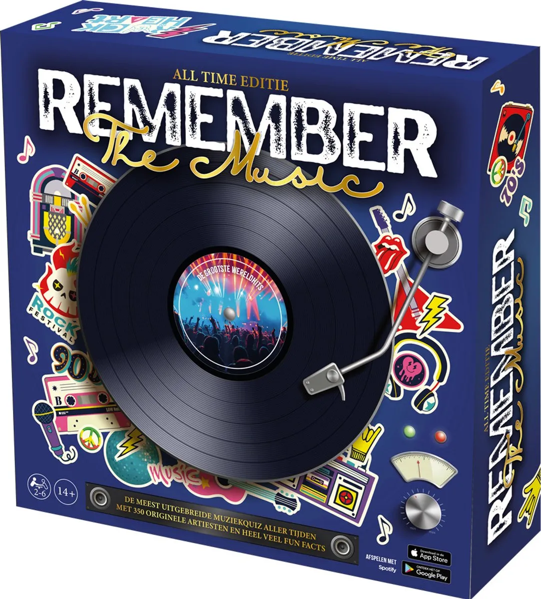Asmodee Remember the Music All Time Editie Partyspel - 2-6 Spelers