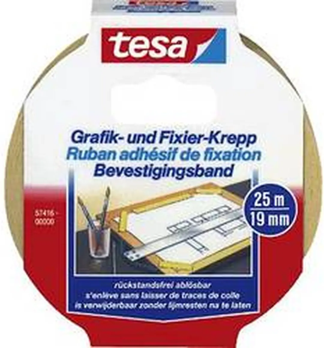 Tesa 57416-00000-02 Maskeertape 25m x 19mm