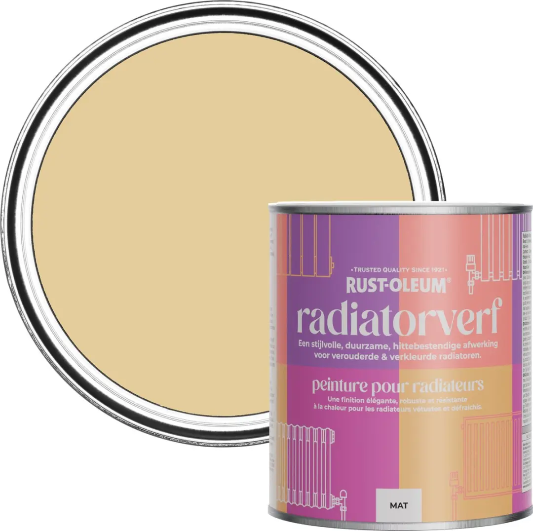 Rust-Oleum Gele Radiatorverf Zandstorm 750ml