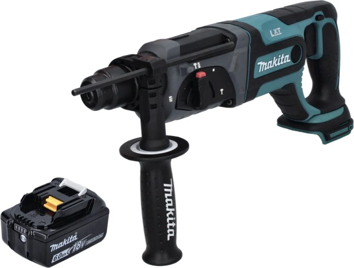 Makita DHR241G1 Accuboormachine 18V SDS-plus - 2,0J - 6,0Ah - afbeelding 2 van 5