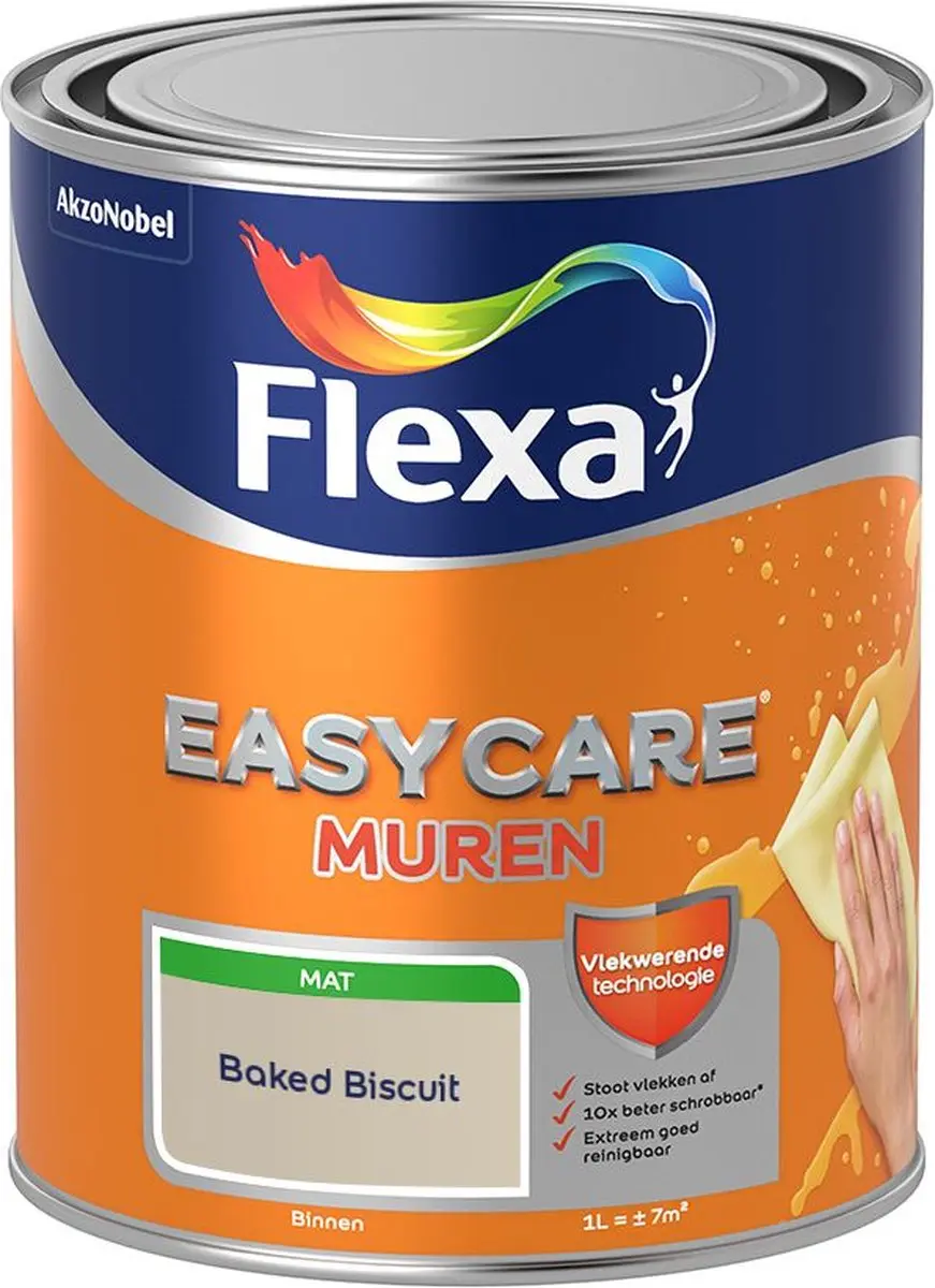 Flexa Easycare Muren Baked Biscuit Mengverf 1L