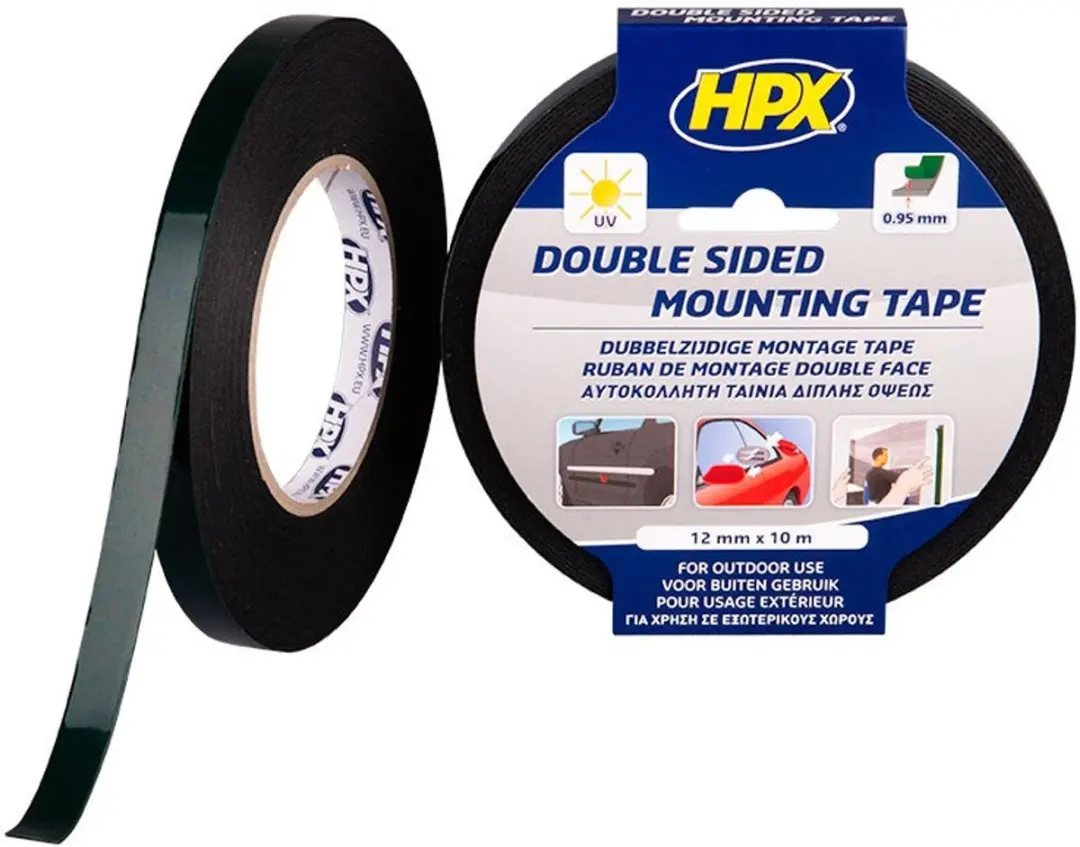 HPX Dubbelzijdige Bevestigingstape 12mm x 10m