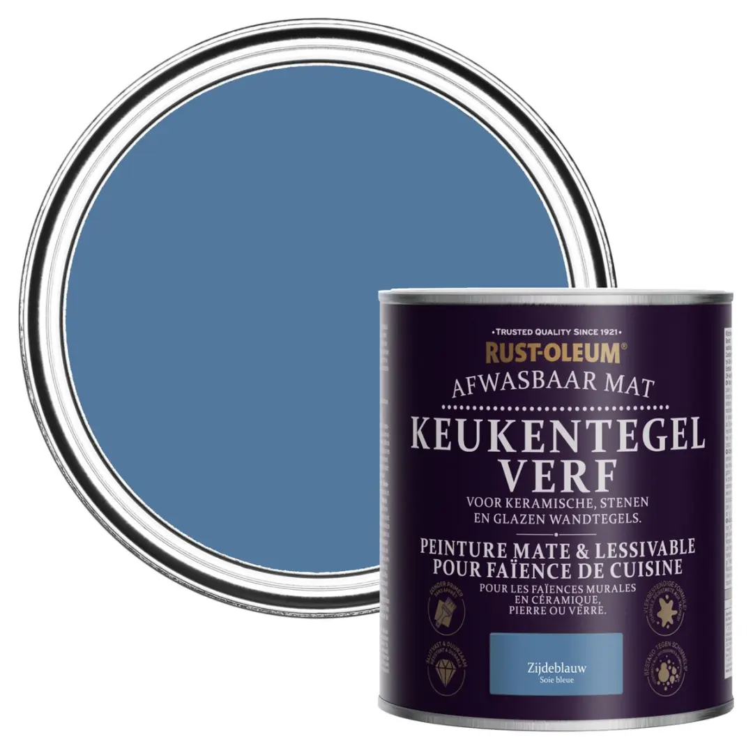 Rust-Oleum Zijdeblauw Verf voor Keukentegels 750ml