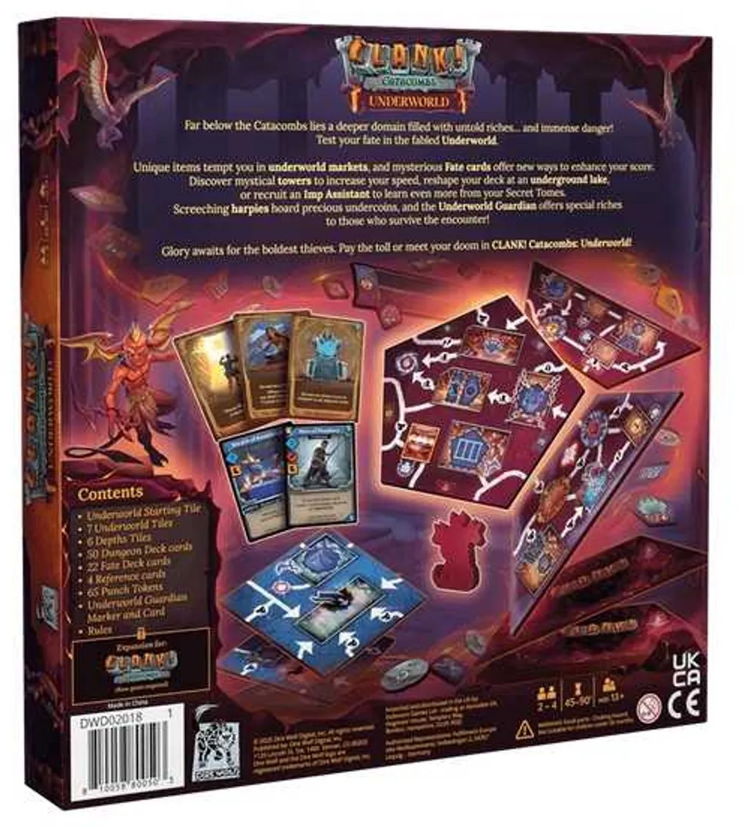 Asmodee Clank! Catacombs Underworld Bordspel - 2-4 Spelers