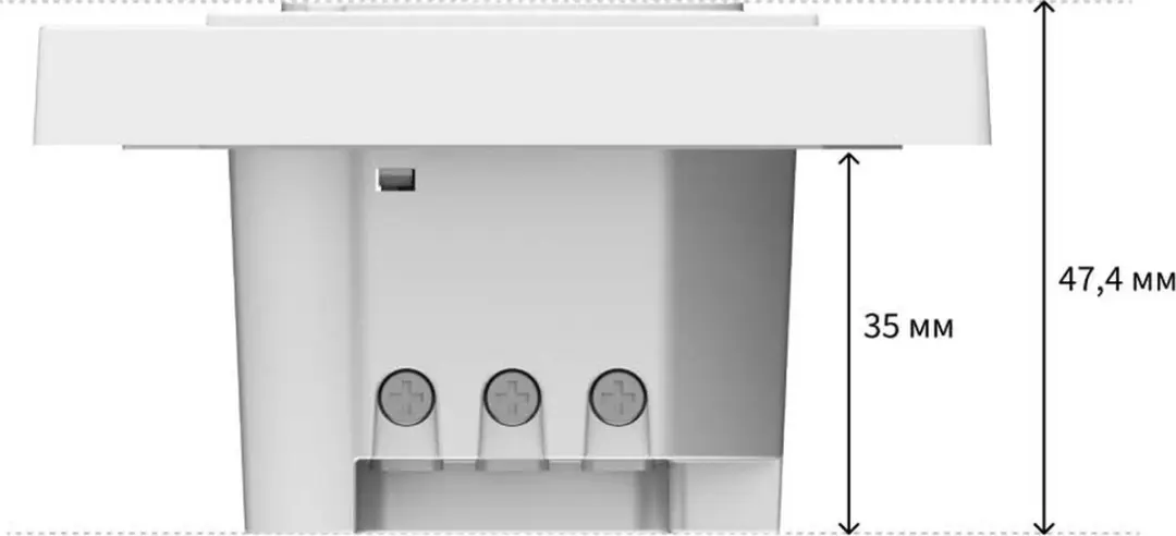 Aqara H2 EU Zigbee Wandcontactdoos - 1 Stopcontact - Wit