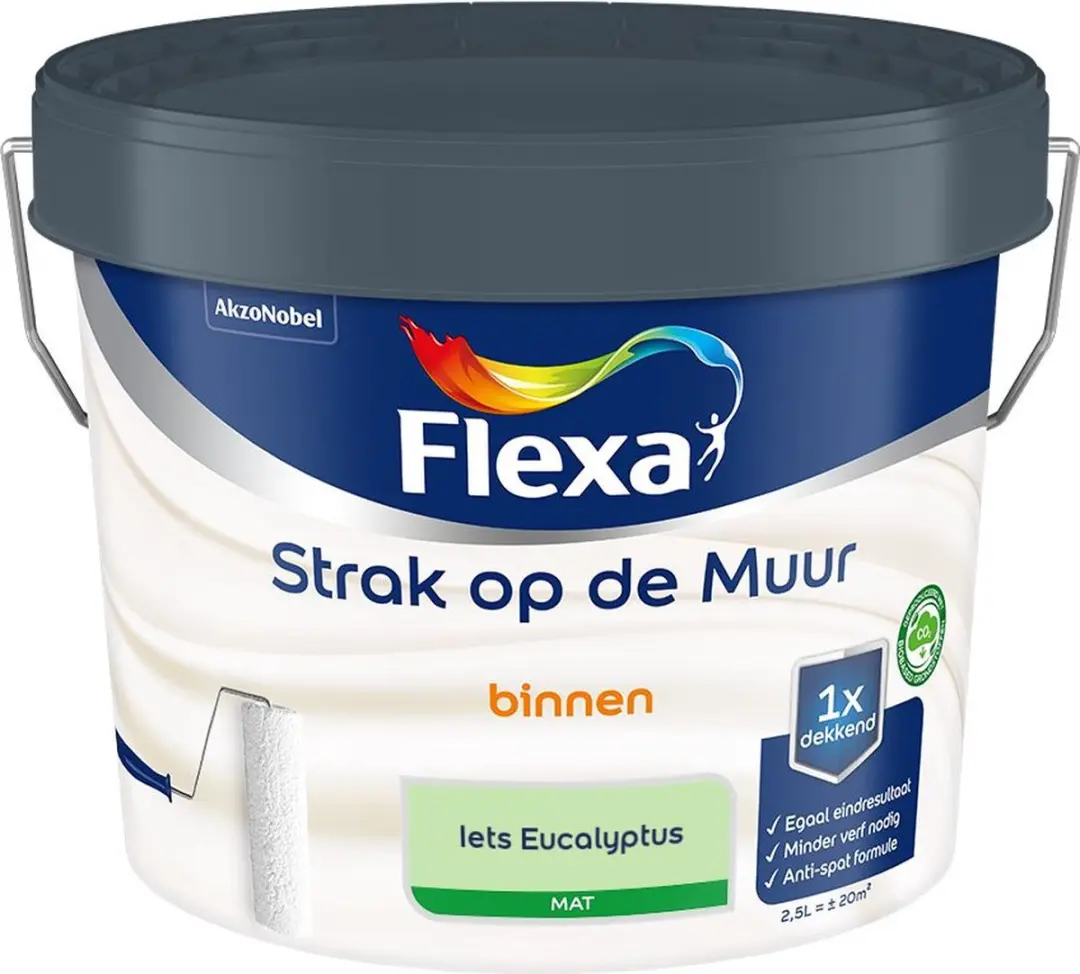 Flexa Strak Op De Muur Binnen Mat Mengverf 2,5L