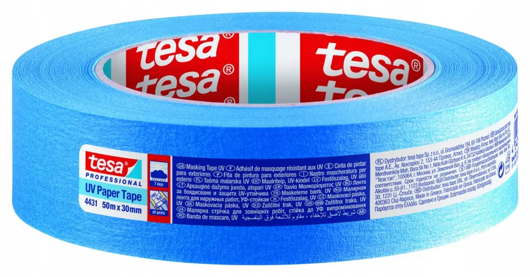 Tesa 4431 Blauwe Afplaktape Buiten