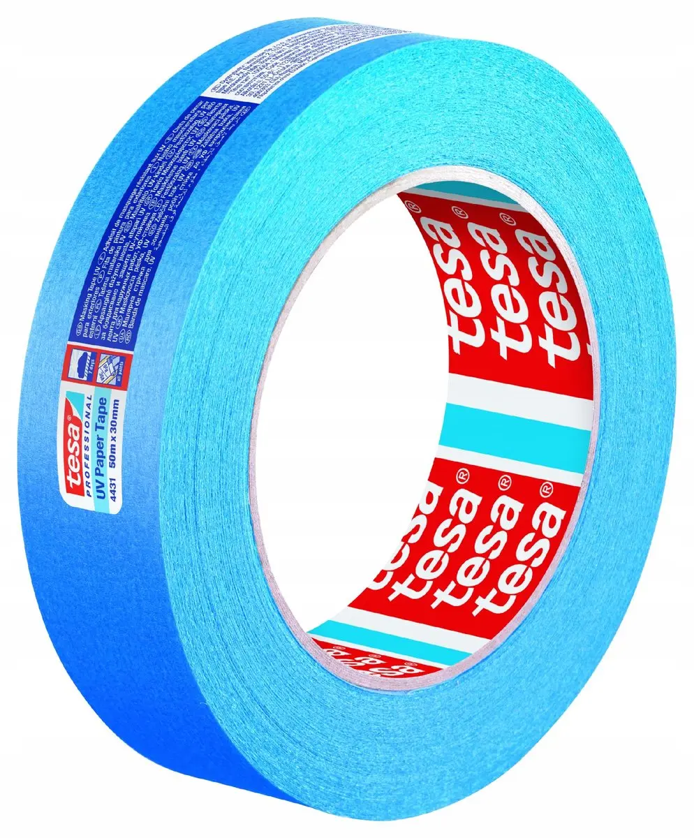 Tesa 4431 Blauwe Afplaktape Buiten - UV-bestendig 7 dagen