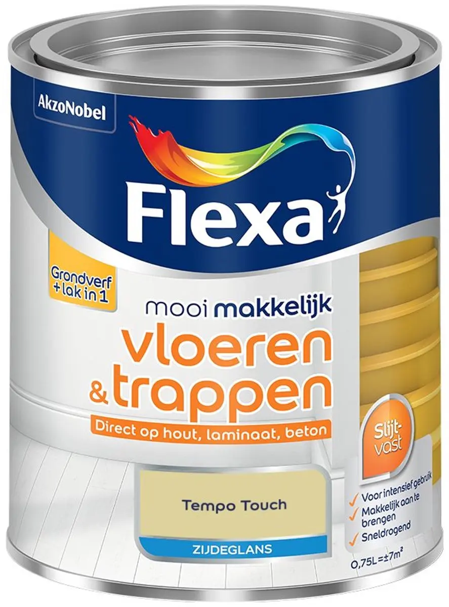 Flexa Tempo Touch Mengverf 750ml - Zijdeglans