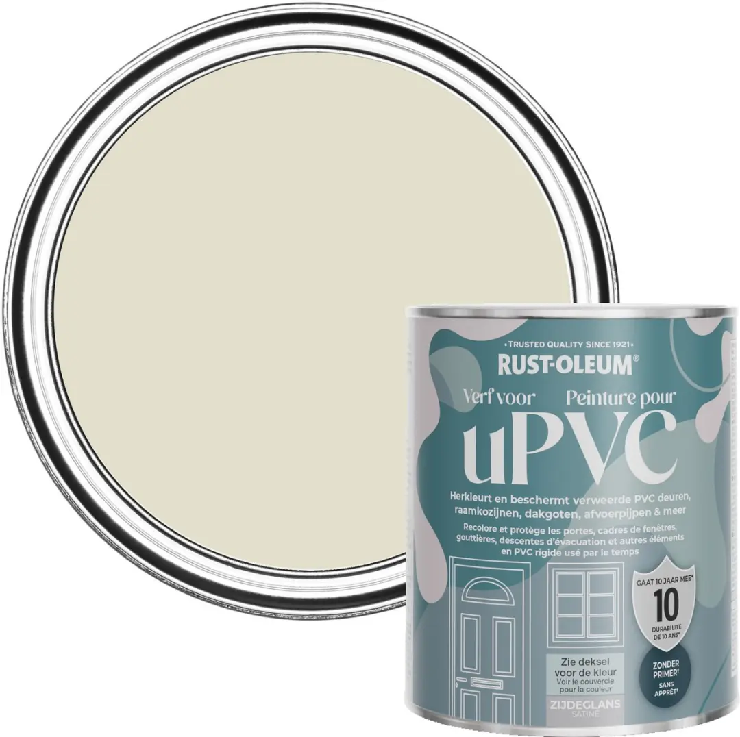 Rust-Oleum Verf PVC Zijdeglans Havermelk 750ml