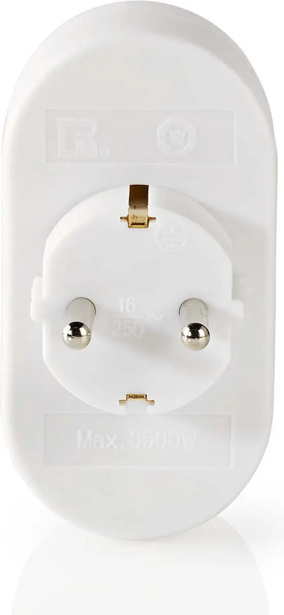 Nedis Stopcontact-Splitter Type-F 16A 3500W - Wit