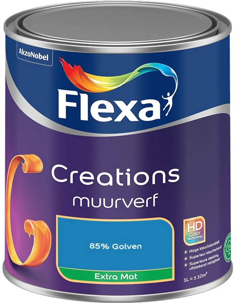 Flexa Creations Muurverf Extra Mat 85% Golven