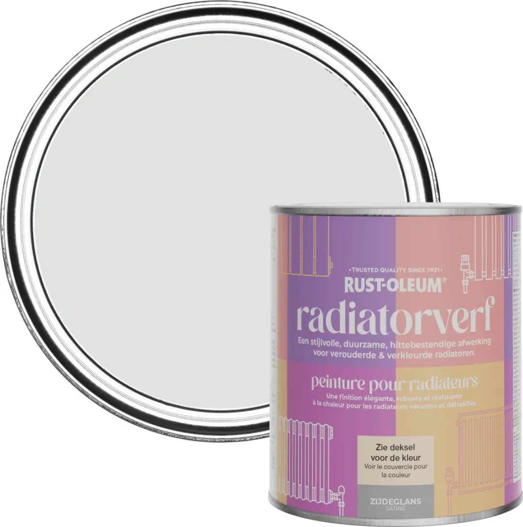 Rust-Oleum Bibliotheek Grijs Radiatorverf 750ml