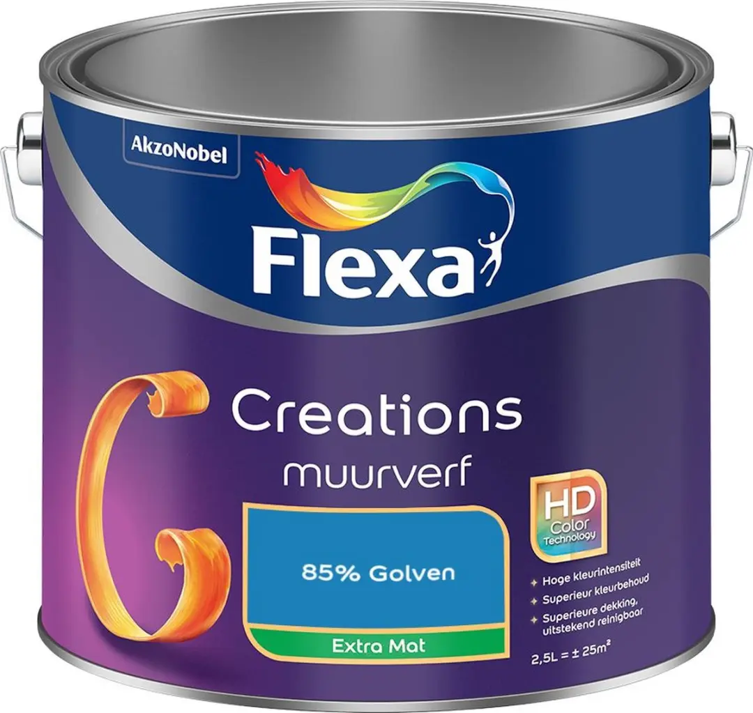 Flexa Creations Muurverf Extra Mat 85% Golven